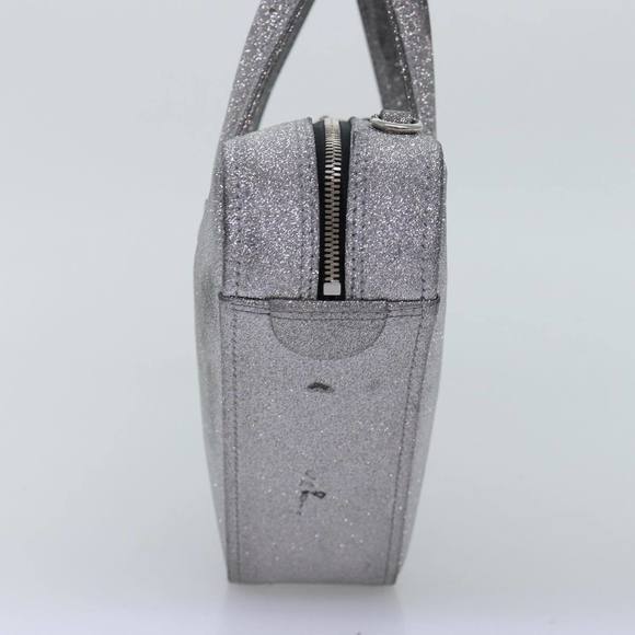BALENCIAGA Triangle Duffle XS Hand Bag Leather 2way Silver 531048 Auth 74610 - Picture 3 of 16
